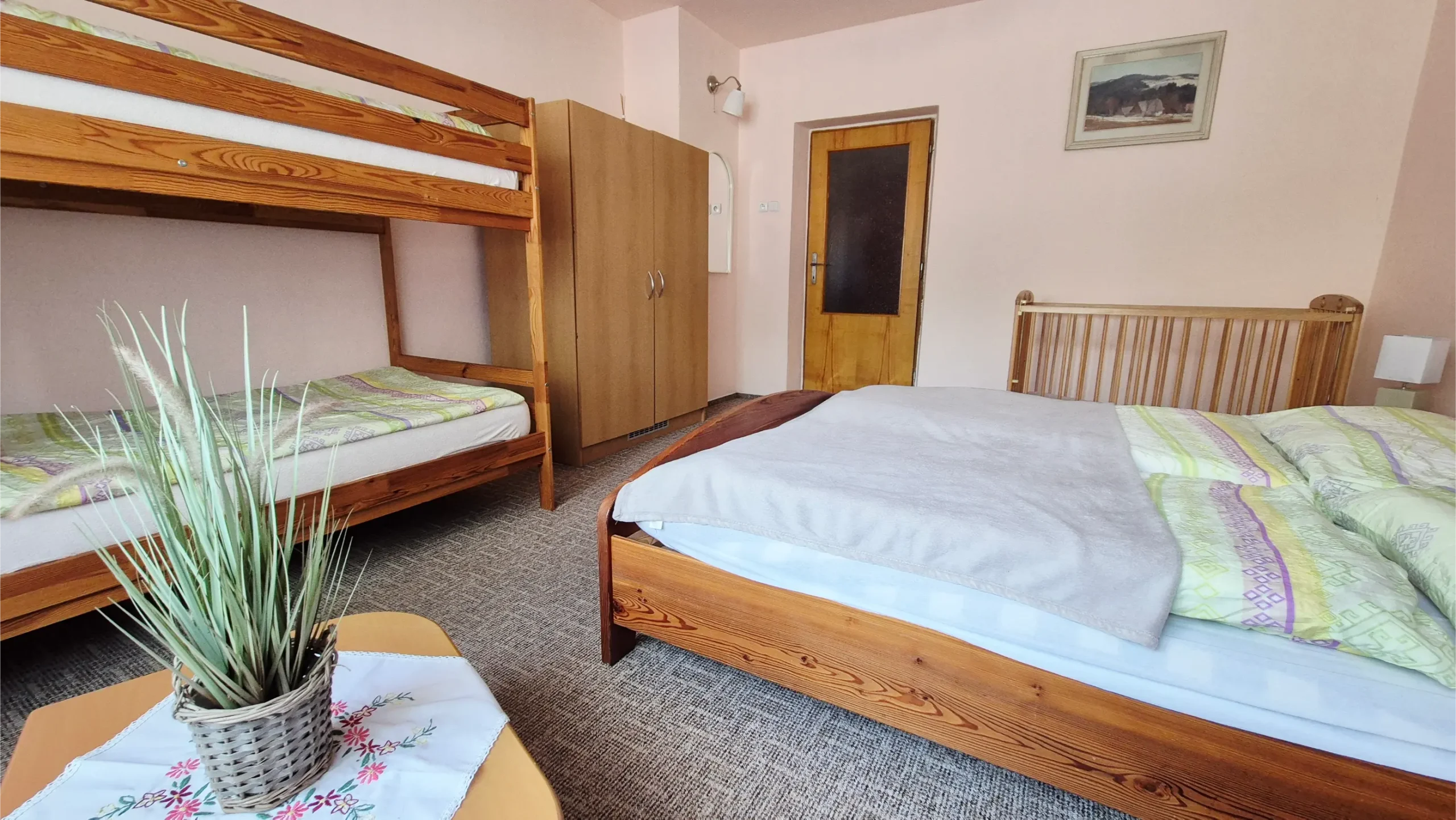 Ložnice na chalupě